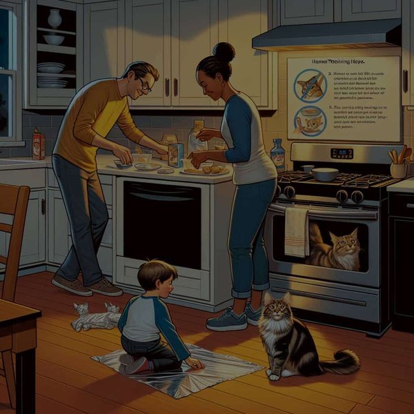 What's the Most Humane Way to Train a Cat to Stay Off Kitchen Counters?